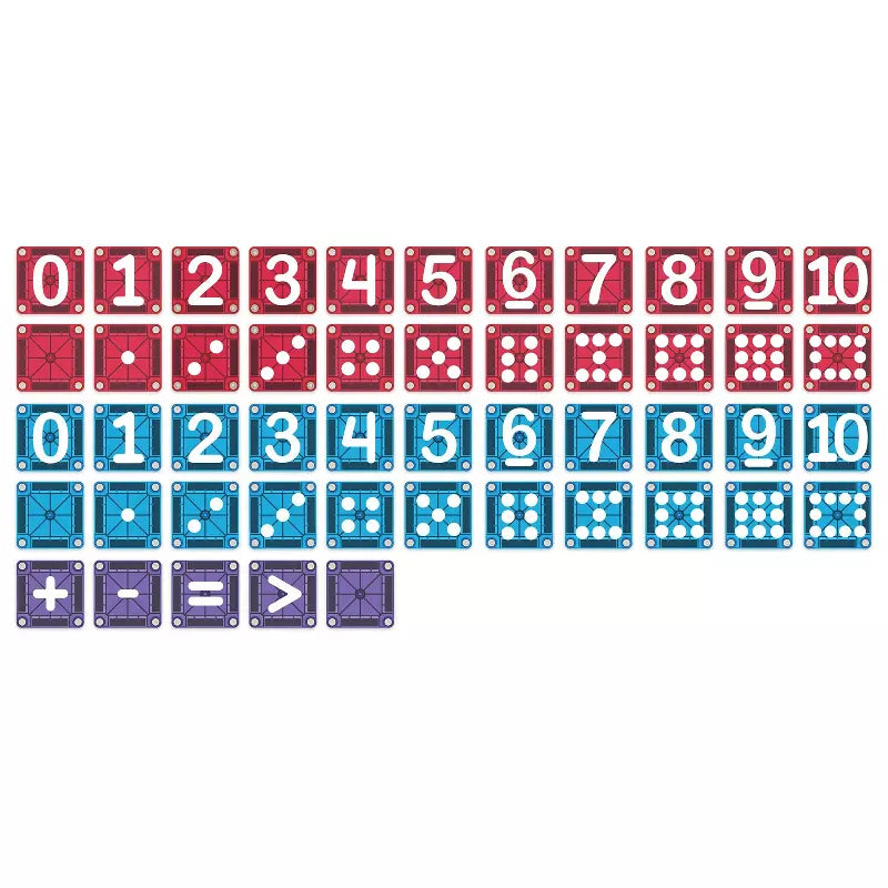 Magna-Tiles Magnetic Building Sets Magna-Tiles: microMAGS Learn Numbers