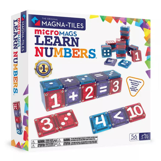 Magna-Tiles Magnetic Building Sets Magna-Tiles: microMAGS Learn Numbers