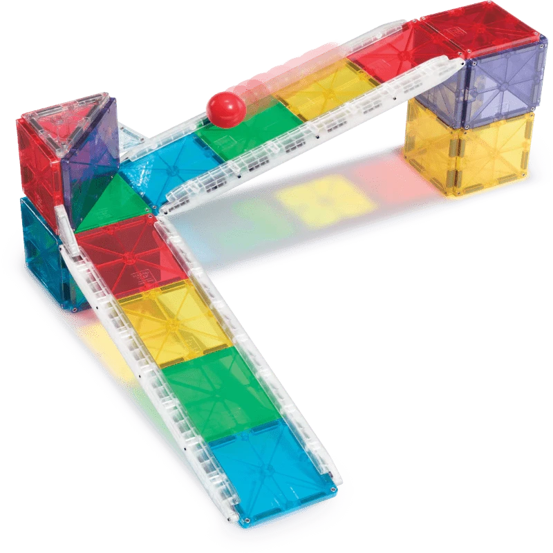 Magna-Tiles Magnetic Building Sets Magna-Tiles: Rail Racers 33 Piece Set