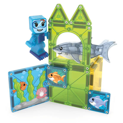 Magna-Tiles Magnetic Building Sets Magna-Tiles: Shark Dive