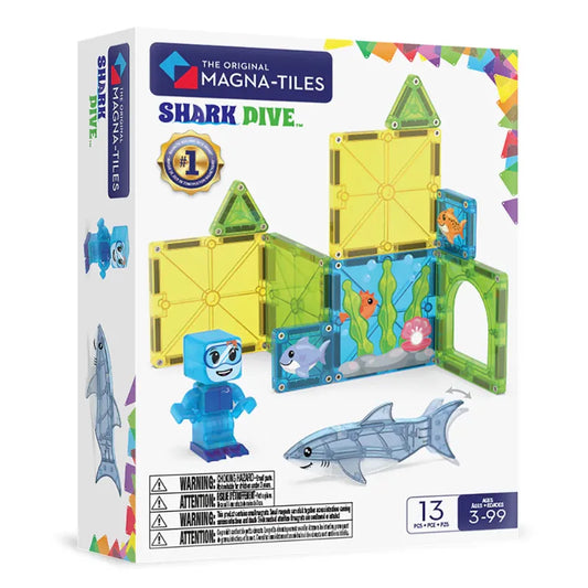 Magna-Tiles Magnetic Building Sets Magna-Tiles: Shark Dive