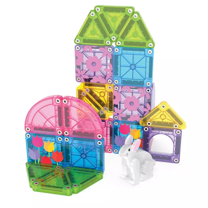 Magna-Tiles Magnetic Building Sets Magna-Tiles: Spring Garden