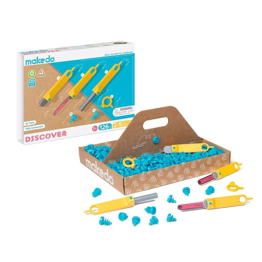 Makedo Construction HOLIDAY Makedo Discover Cardboard Construction Kit