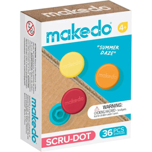 Makedo Construction Makedo Scru Dots - Summer Daze