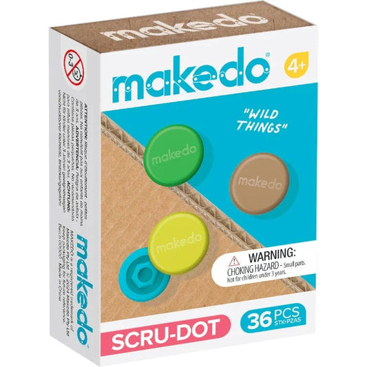 Makedo Construction Makedo Scru Dots - Wild Things