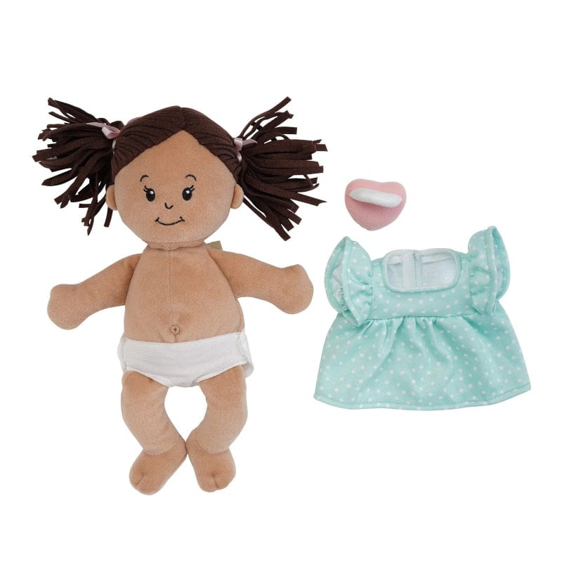 Manhattan Toy Dolls Default Love, Stella - Beige Doll with Brown Pigtails
