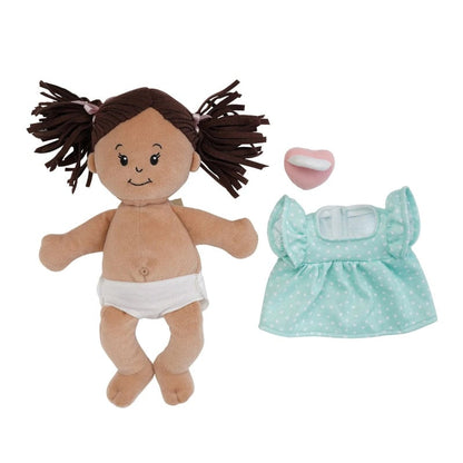 Manhattan Toy Dolls Default Love, Stella - Beige Doll with Brown Pigtails