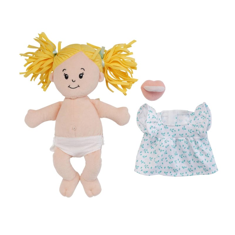 Manhattan Toy Dolls Default Love, Stella - Peach Doll with Blonde Pigtails