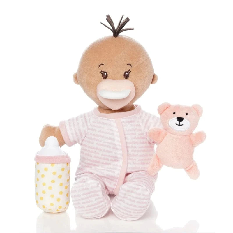 Manhattan Toy Dolls HOLIDAY Love, Stella - Sleepy Time Set Beige Doll with Brown Tuft