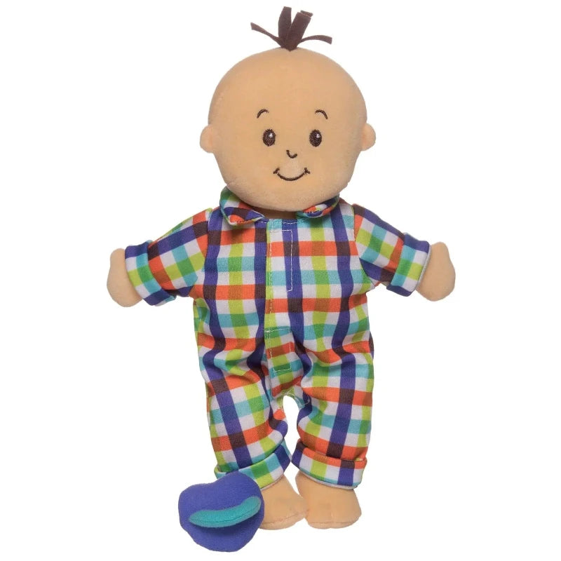 Manhattan Toy Dolls Wee Baby Fella - Peach with Brown Hair