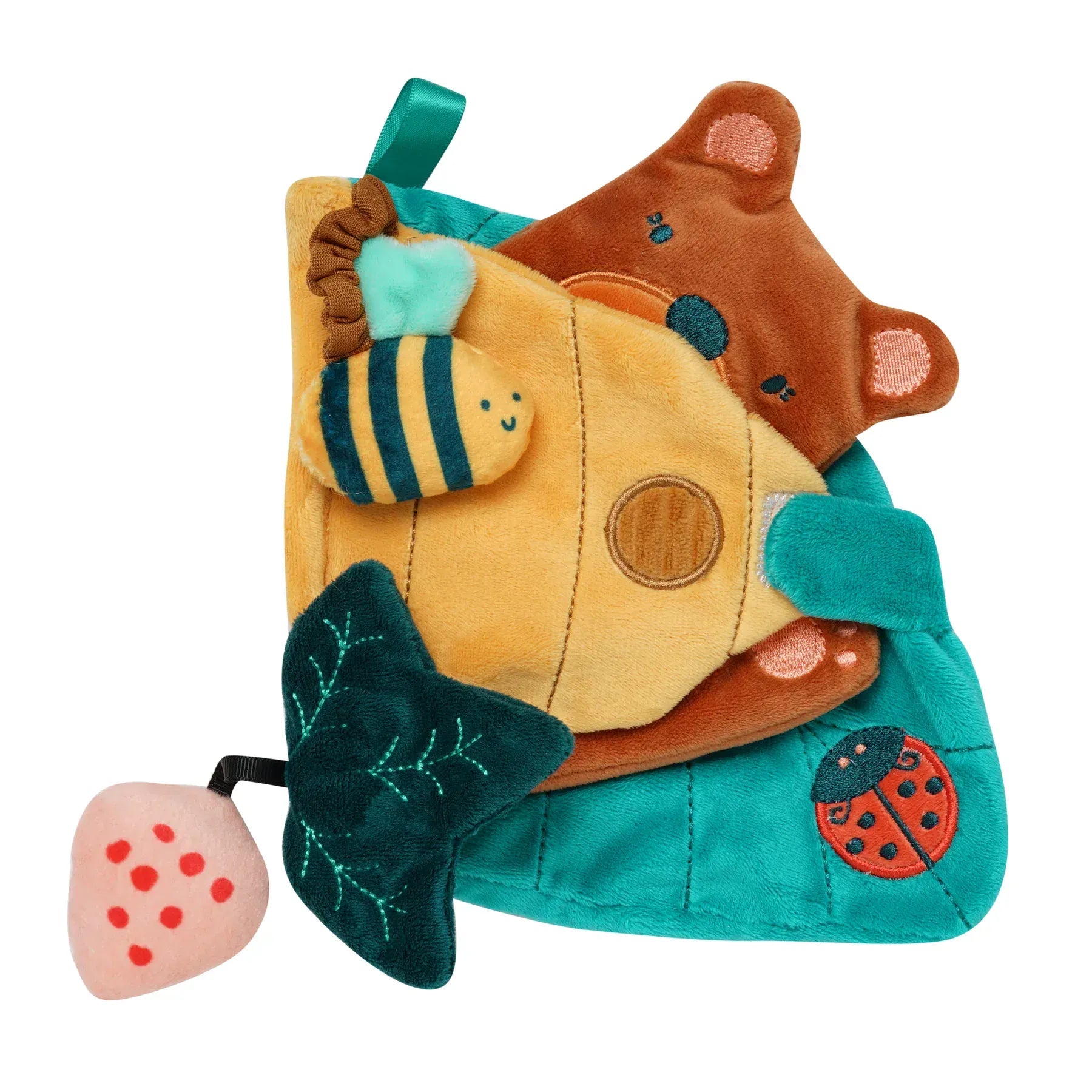 Manhattan Toy Infant Sensory Toys Happy Hive Sensory Book