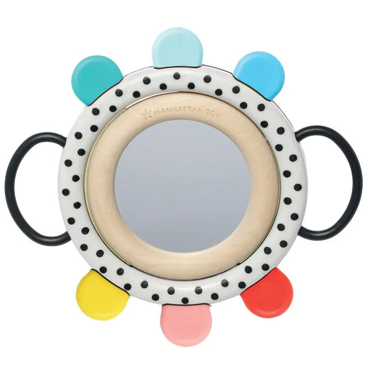 Manhattan Toy Infant Sensory Toys Wimmer Grasp & See Mirror