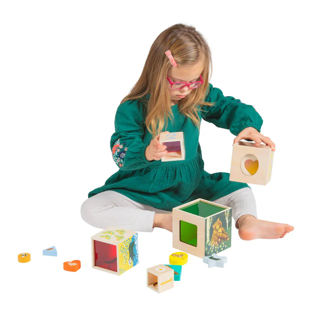 Manhattan Toy Stack and Nest Toys Default Enchanted Forest Stacking Blocks