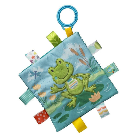 Mary Meyer Infant Sensory Toys Default Taggies Crinkle Me - Peepers Frog