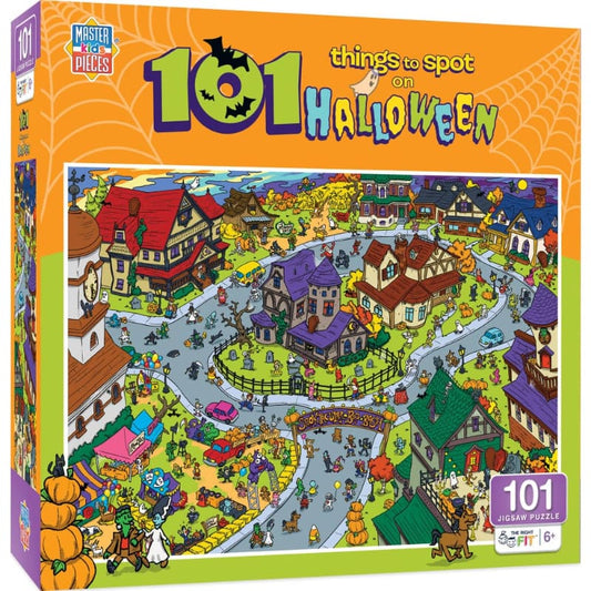 MasterPieces 100 Piece Puzzles 101 Things to Spot on Halloween 100 Piece Puzzle
