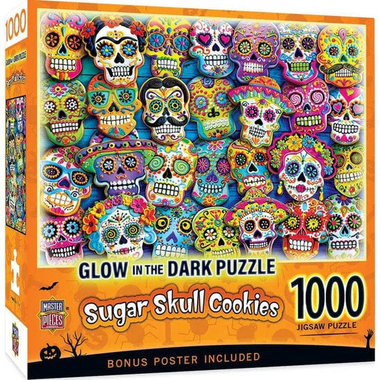 MasterPieces 1000 Piece Puzzles Default HOLIDAY Sugar Skull Cookies 1000 Piece Puzzle UPC