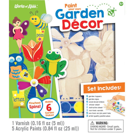 MasterPieces Art & Craft Activity Kits Garden Decor Wood Paint Kit