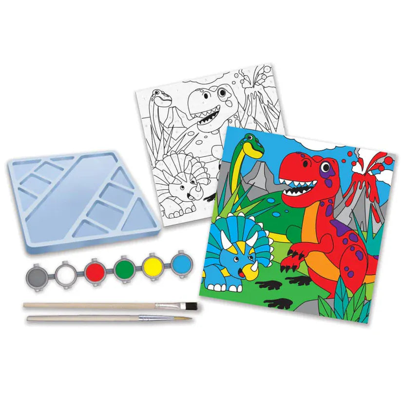 MasterPieces Coloring & Painting Kits Dinosaur World Paint by Number