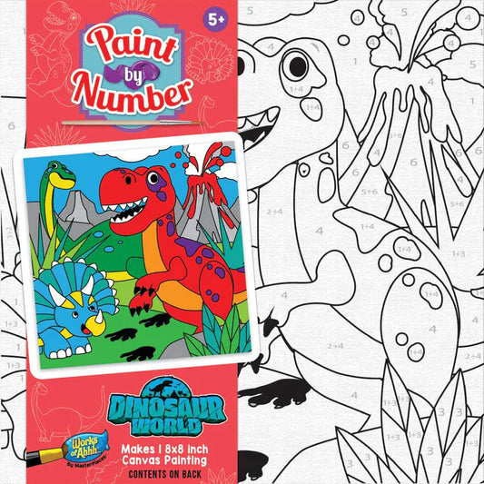MasterPieces Coloring & Painting Kits Dinosaur World Paint by Number