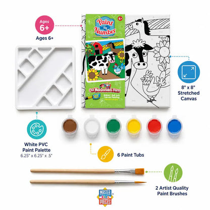 MasterPieces Coloring & Painting Kits Old MacDonald's Farm Paint by Number