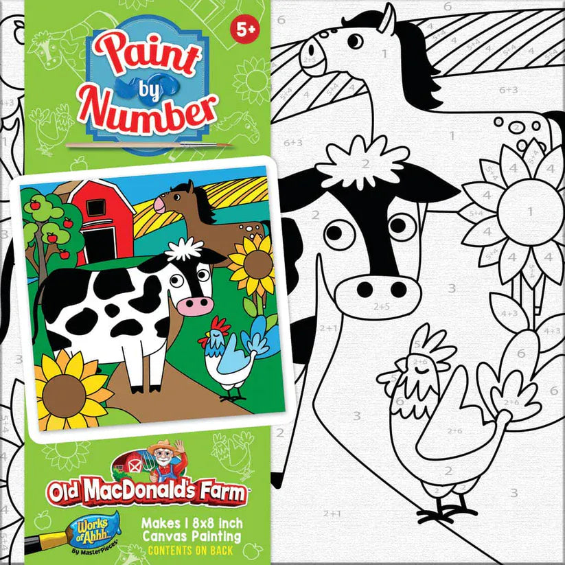 MasterPieces Coloring & Painting Kits Old MacDonald's Farm Paint by Number