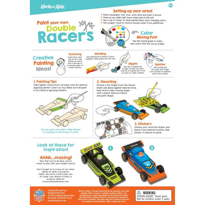 MasterPieces Coloring & Painting Kits Paint Your Own Double Racers