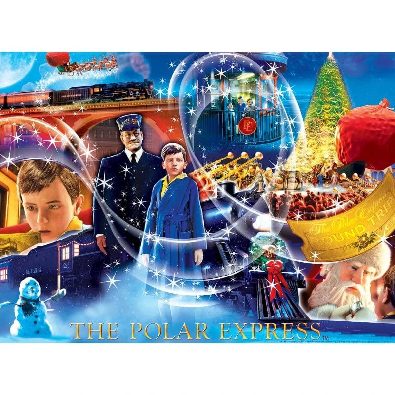 MasterPieces Holiday Puzzles Default The Polar Express - The Golden Ticket 100 Piece Puzzle