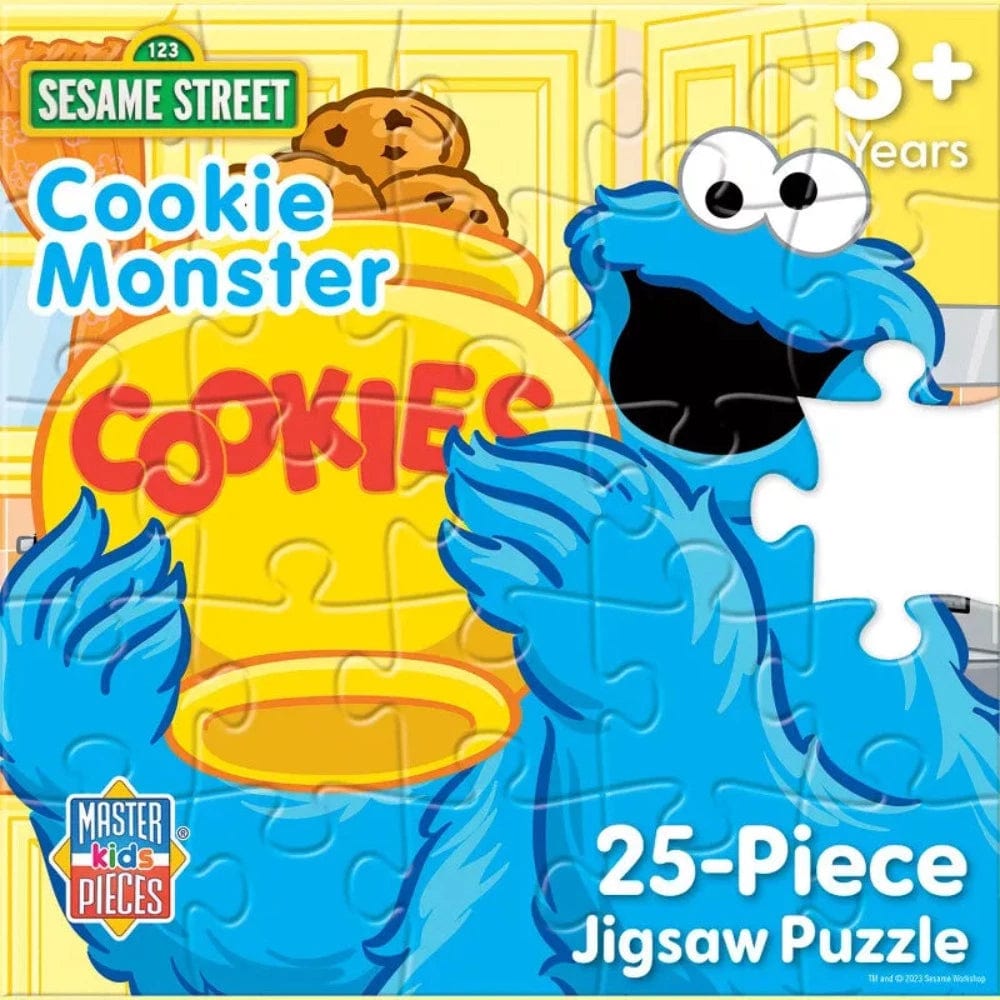 MasterPieces Under 100 Piece Puzzles Cookie Monster 25 Piece Puzzle