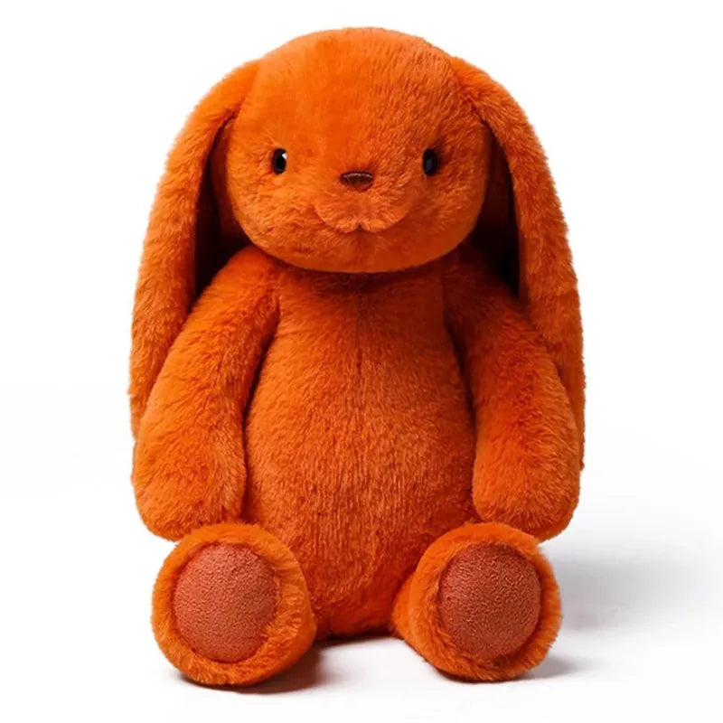 McHugs LLC Plush Bunnies Saffron Orange Smiling Leveret