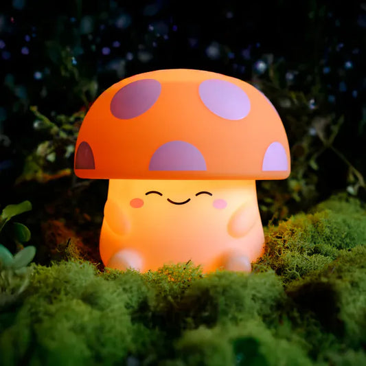 Meekins Decor Mushi Ambient Mushroom Light - Orange