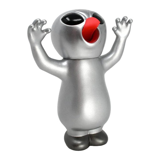 Meekins Gift Jabber Ball - Silly Alien Silver