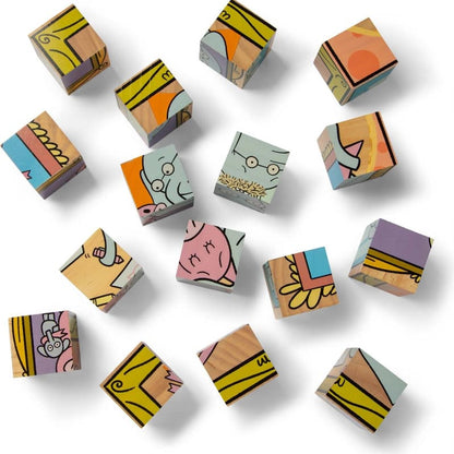 Melissa & Doug Chunky Puzzles Mo Willems Elephant & Piggie Wooden Cube Puzzle