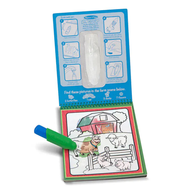 Melissa & Doug Coloring & Painting Books Water Wow! Animals