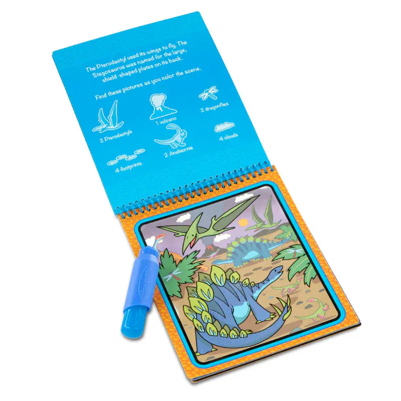 Melissa & Doug Coloring & Painting Books Water Wow! Dinosaurs