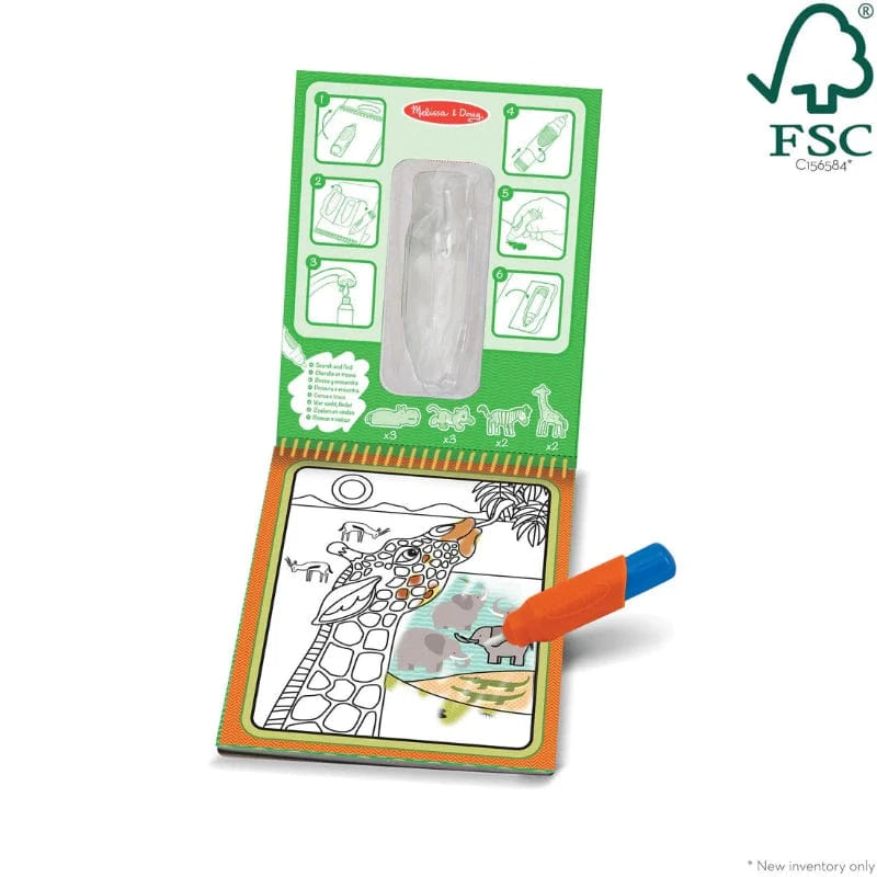 Melissa & Doug Coloring & Painting Books Water Wow! Safari