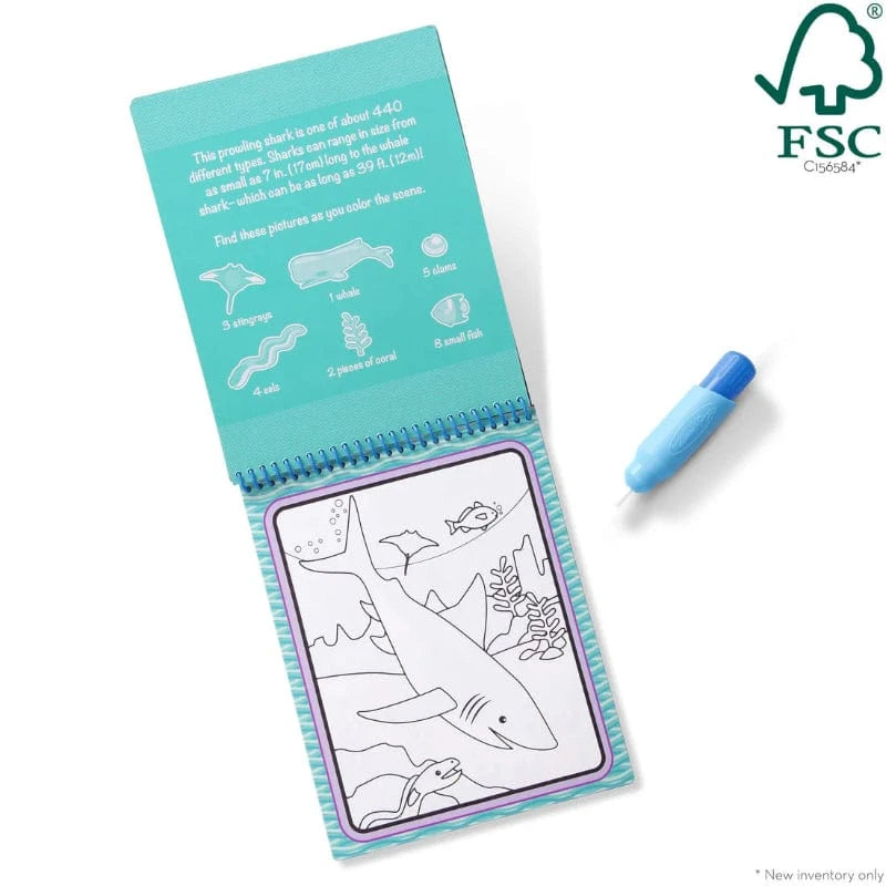 Melissa & Doug Coloring & Painting Books Water Wow! Under the Sea