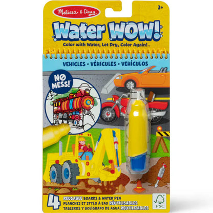 Melissa & Doug Coloring & Painting Books Water Wow! Vehicles