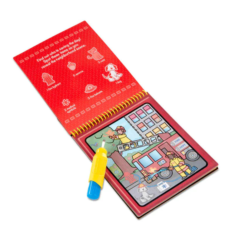 Melissa & Doug Coloring & Painting Books Water Wow! Vehicles