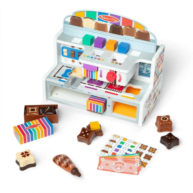 Melissa & Doug Pretend Food & Cooking Toys HOLIDAY Chocolate Factory