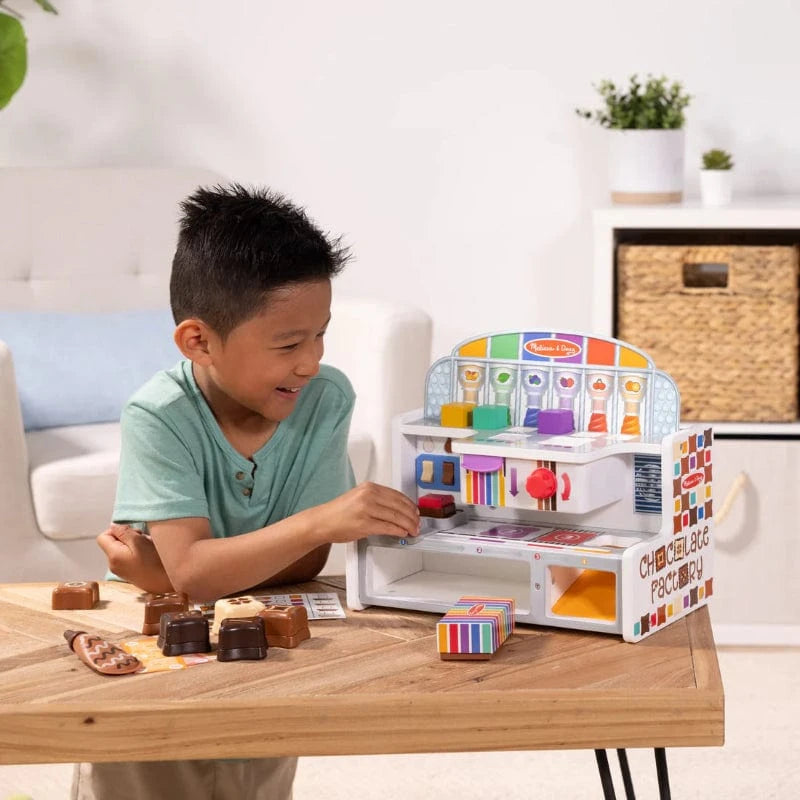 Melissa & Doug Pretend Food & Cooking Toys HOLIDAY Chocolate Factory