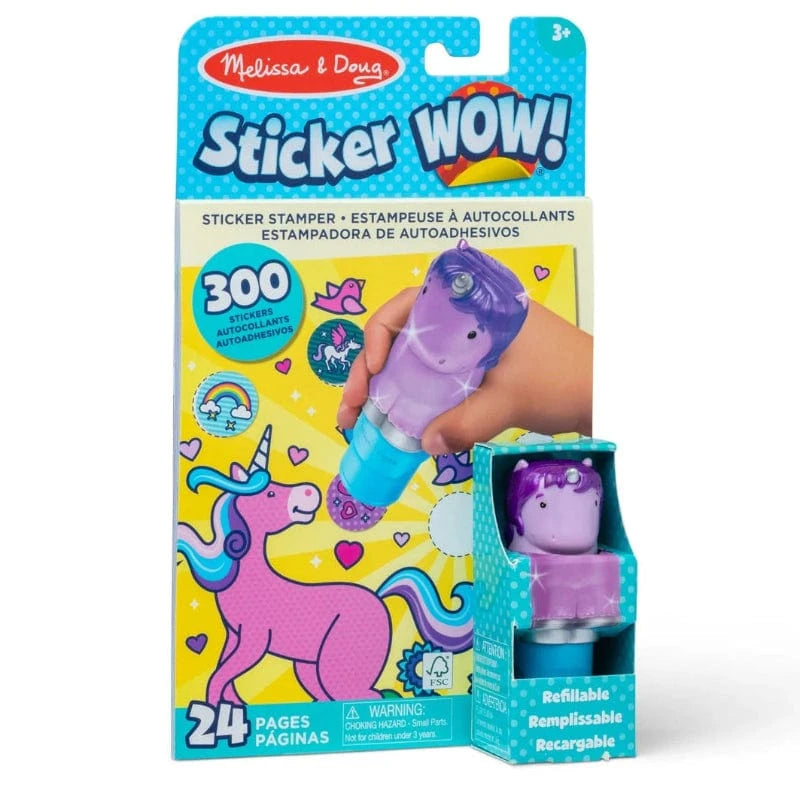 Melissa & Doug Sticker Activity Sets HOLIDAY Sticker WOW! Activity Pad Set - Purple Unicorn