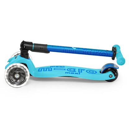 Micro Kickboard LED Scooters Default Maxi Foldable LED Scooter - Bright Blue