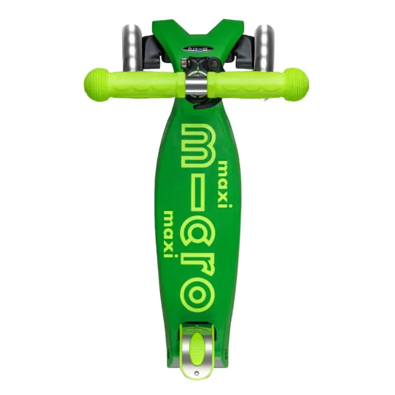 Micro Kickboard LED Scooters Default Maxi Foldable LED Scooter - Neon Parrot Green
