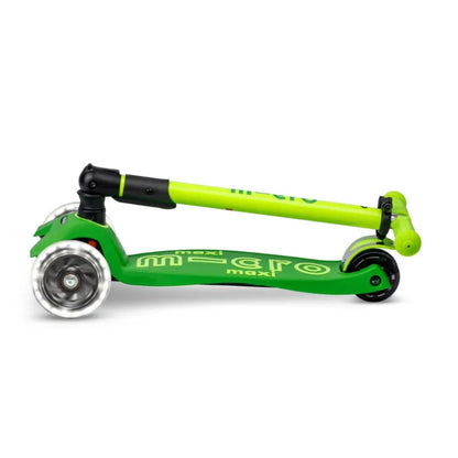 Micro Kickboard LED Scooters Default Maxi Foldable LED Scooter - Neon Parrot Green