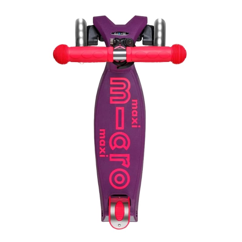Micro Kickboard LED Scooters Default Maxi Foldable LED Scooter - Neon Pink/Purple