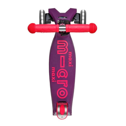 Micro Kickboard LED Scooters Default Maxi Foldable LED Scooter - Neon Pink/Purple