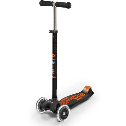 Micro Kickboard LED Scooters Default Maxi LED Scooter - Black/Orange