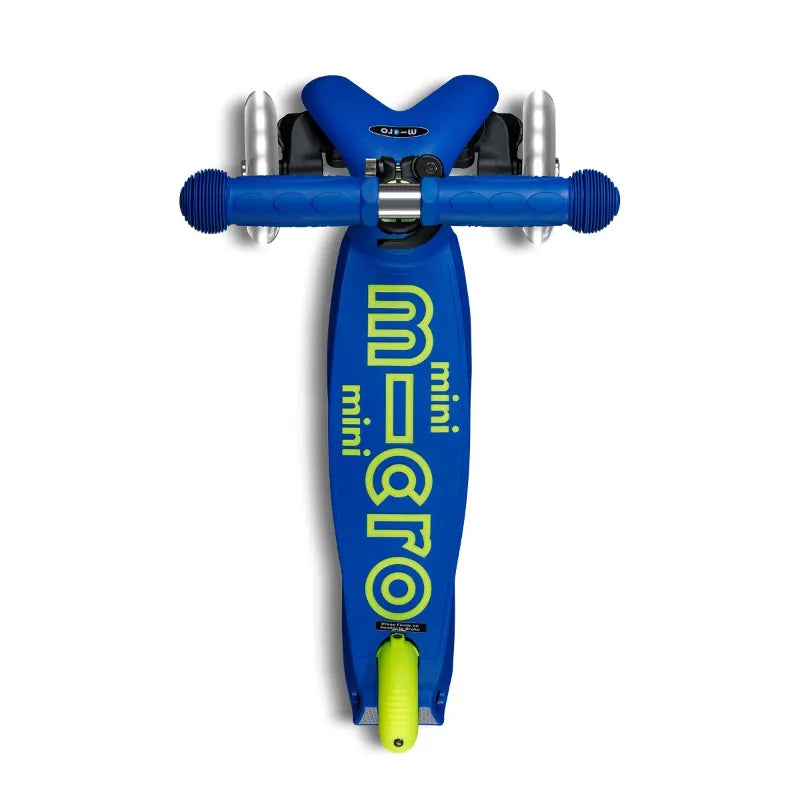 Micro Kickboard LED Scooters Default Mini Foldable LED Scooter - Neon Yellow/Blue