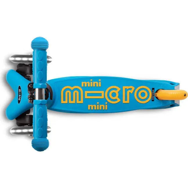 Micro Kickboard LED Scooters Default Mini Foldable LED Scooter - Ocean Blue