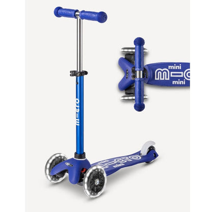 Micro Kickboard LED Scooters Mini LED Scooter - Blue/White